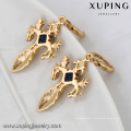 27927-Xuping Jewelry boucles d&#39;oreilles en or croisées religion ladies